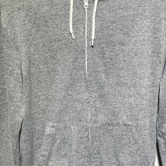 H&M Grey Zip Up Hoodie Unisex Size S - Picture 2 of 3